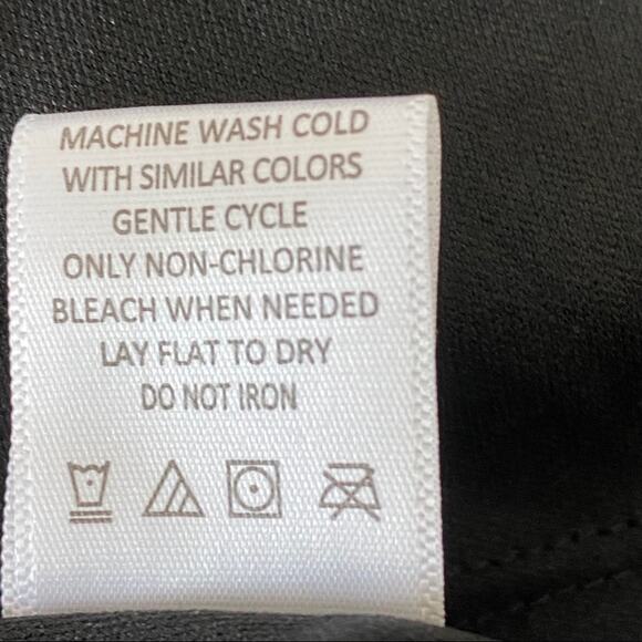 Almost Famous Boho Black Rayon Swing Dress Small - Picture 7 of 7